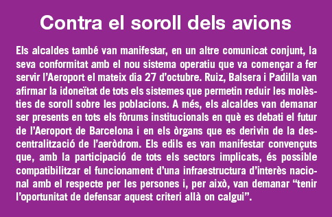 Not&iacute;cia publicada a la revista de l'Ajuntament de Viladecans (Novembre de 2006)